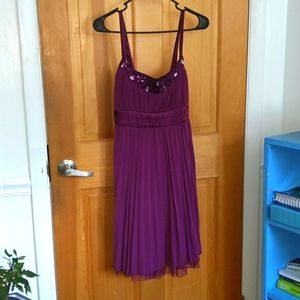 Purple Bejeweled Dress